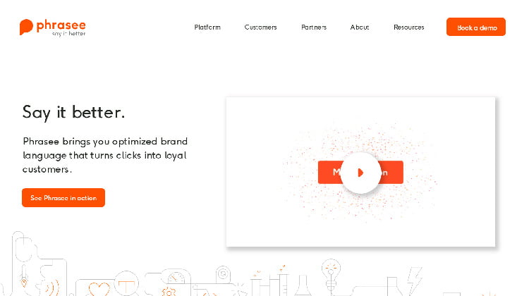 Phrasee - Best AI Tools For Ecommerce - Website Screenshot