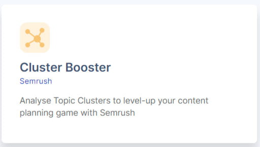 Scalenut Cluster Booster App integration