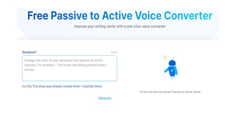 Free Passive To Active Voice Converter